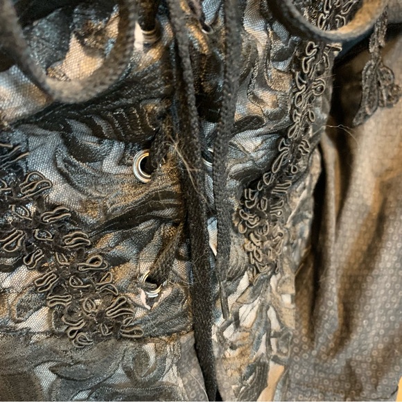 Victorian Mourning Costume Death Funeral Gothic Halloween Scary Haunt Actor XL - Picture 13 of 17